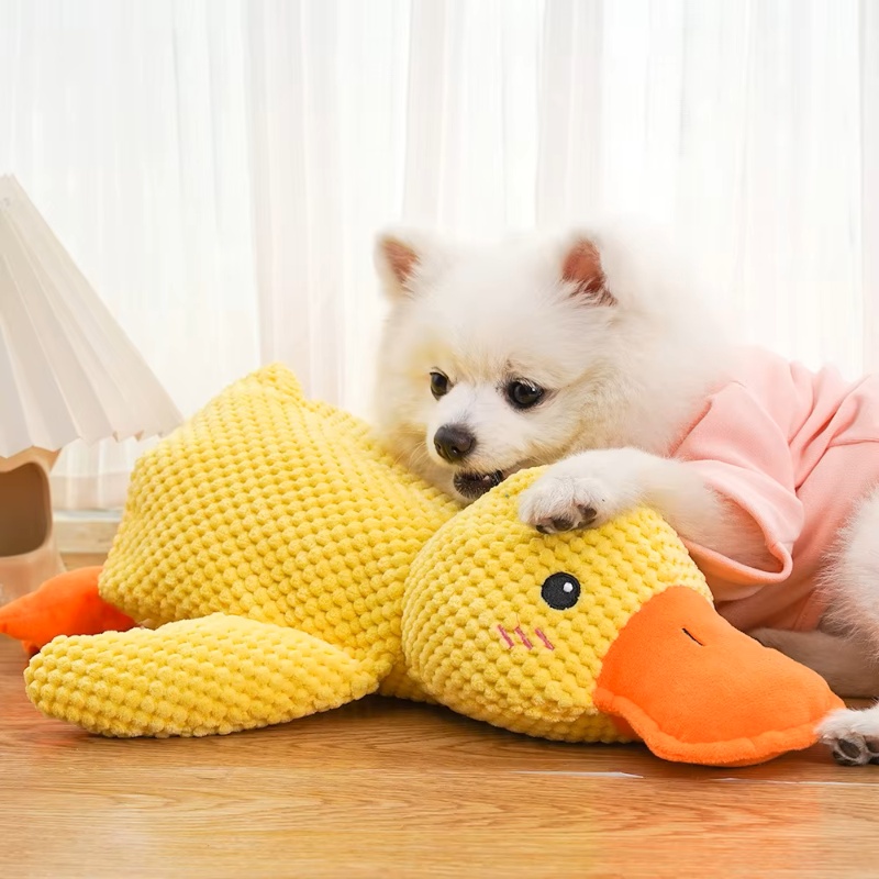 Pet Dental Chew Toy - Plush Duck Dog Toy Bite Resistant