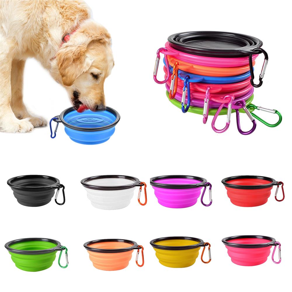 Collapsible Pet Silicone Dog F - Pet Supplies Dog Food review and price