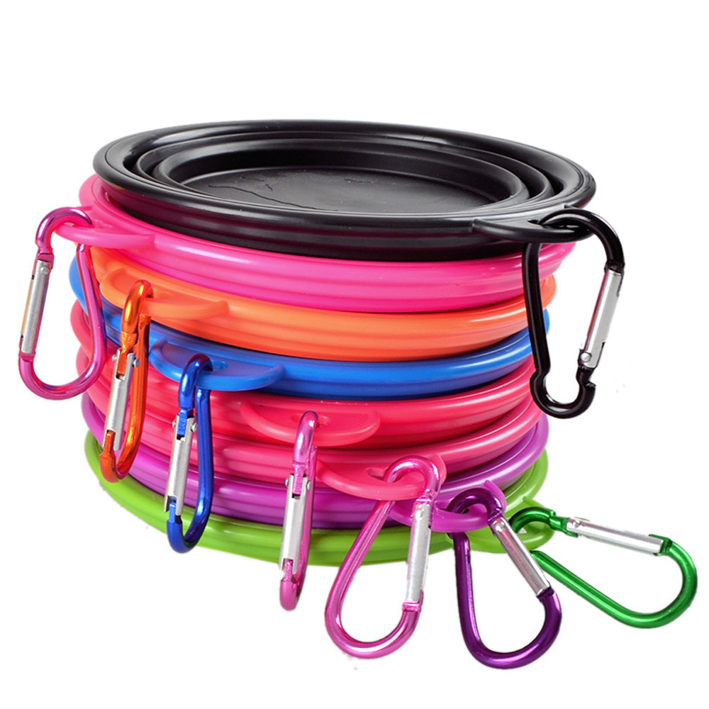 Collapsible Pet Silicone Dog F - Pet Supplies Dog Food review and price