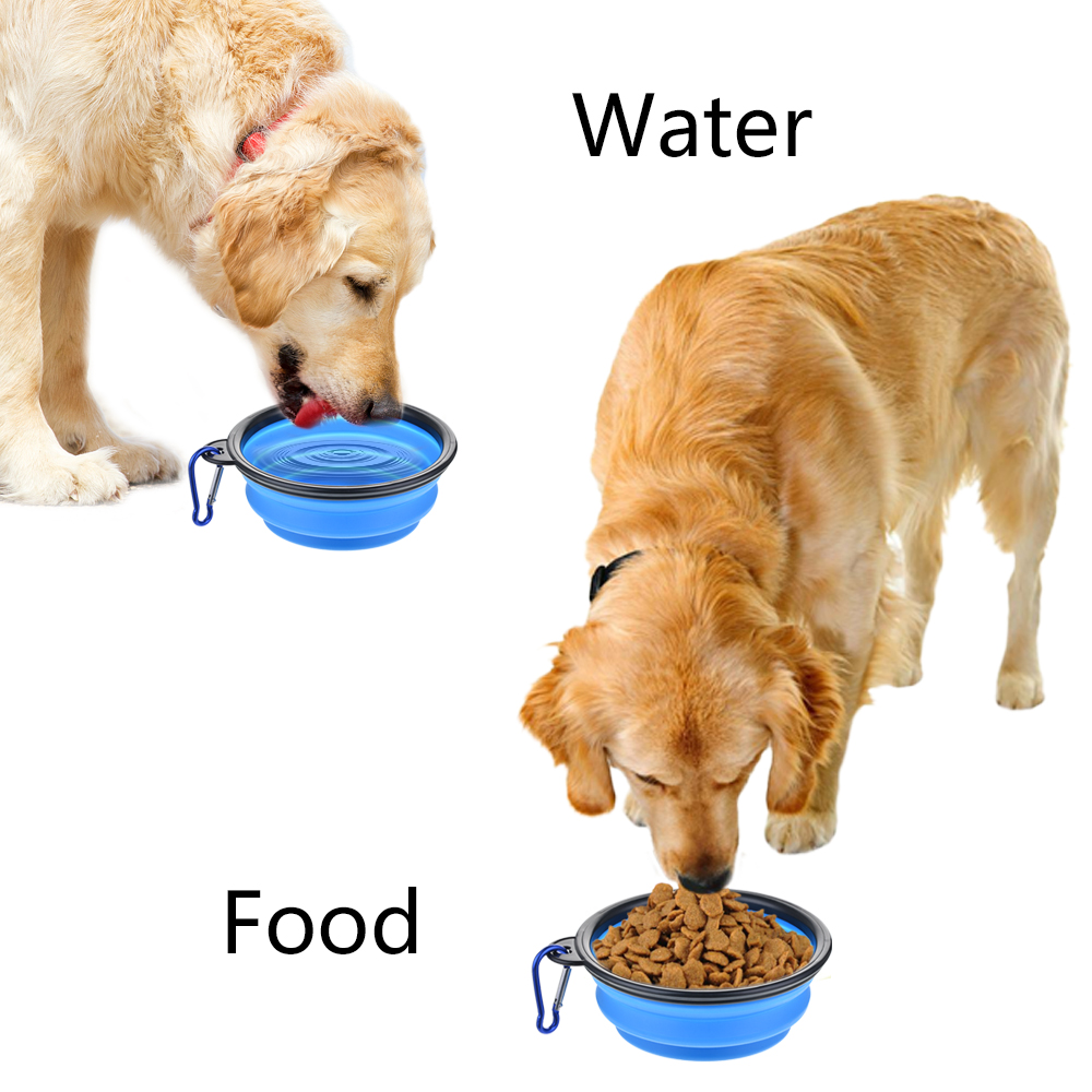 Collapsible Pet Silicone Dog F - Pet Supplies Dog Food review and price