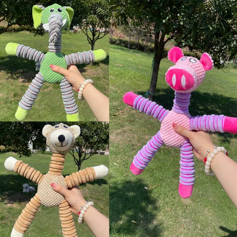 Indestructible Squeaky Dog Toy - Pet Dental Chew Toy review and price