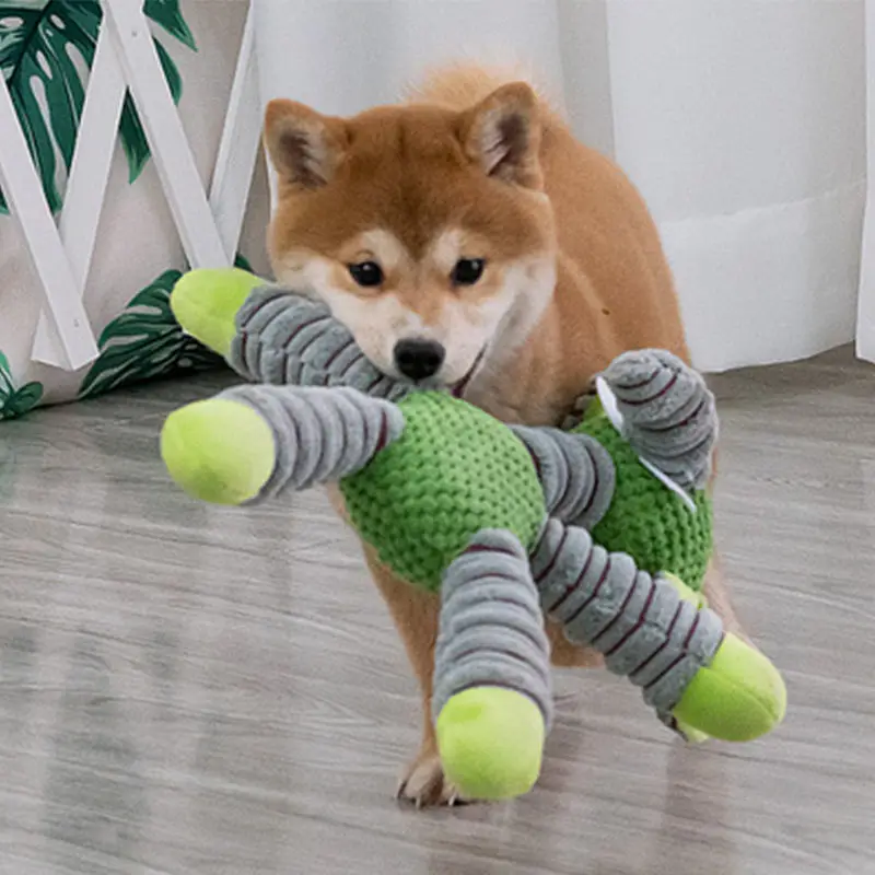 Indestructible Squeaky Dog Toy - Pet Dental Chew Toy review and price
