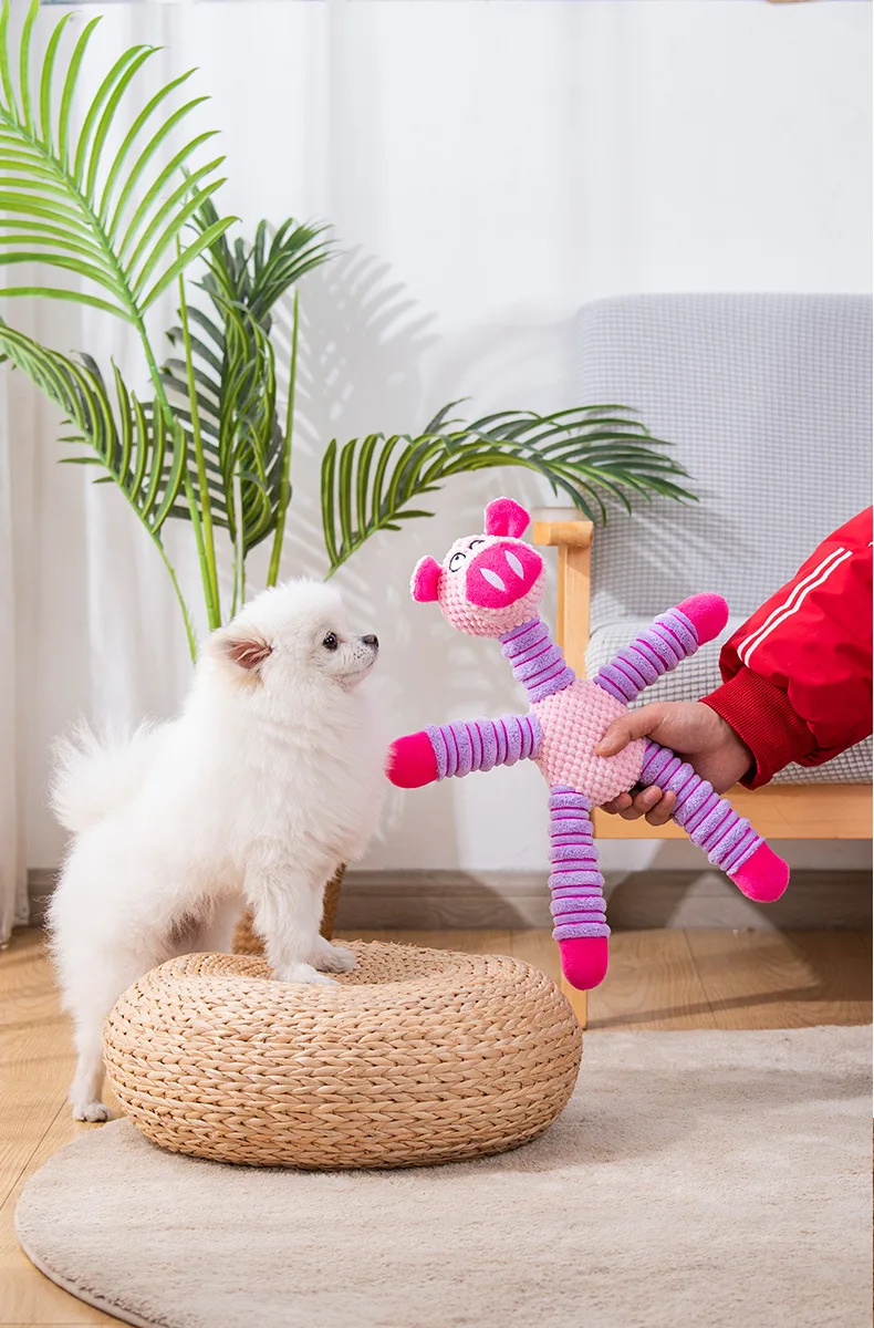 Indestructible Squeaky Dog Toy - Pet Dental Chew Toy review and price