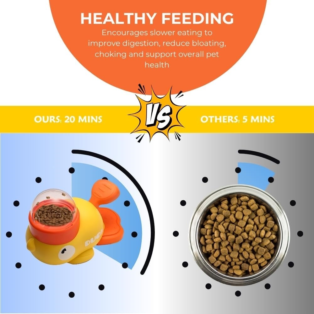 Yellow Duck Pet Snack Dispense - Pet Supplies Dog Food review and price