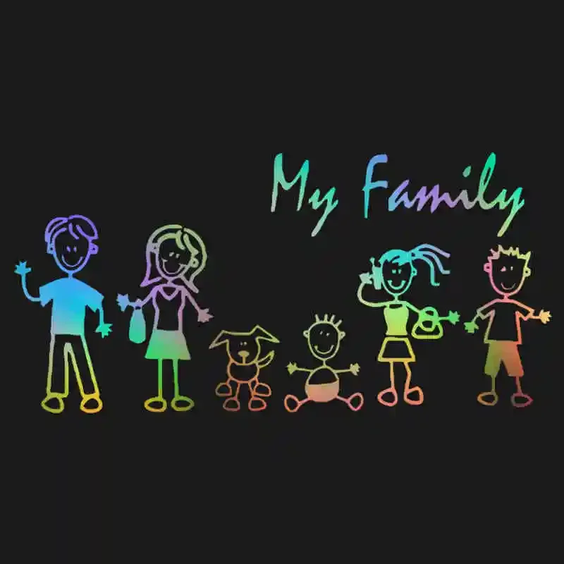 Car Sticker Family Stick Figur - Pet Supplies For Dogs review and price