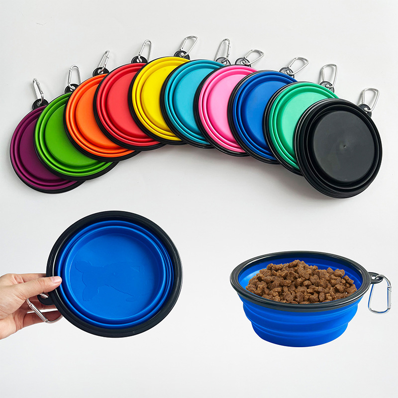 Collapsible Pet Silicone Dog F - Pet Supplies Dog Food review and price